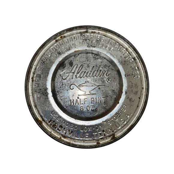 Aladdin Vintage 1950's Lunchbox Beverage Container Mickey Mouse Club Half Pint - Picture 9 of 9